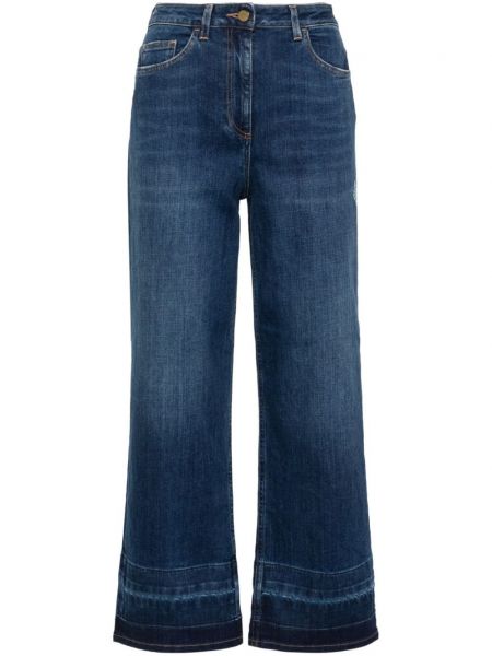 Jeans large Elisabetta Franchi bleu