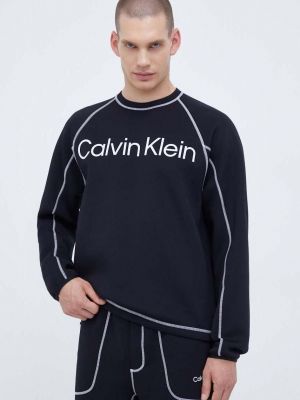 Суитчър с принт Calvin Klein Performance черно