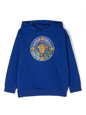 Huppari tytöille Versace Kids sininen