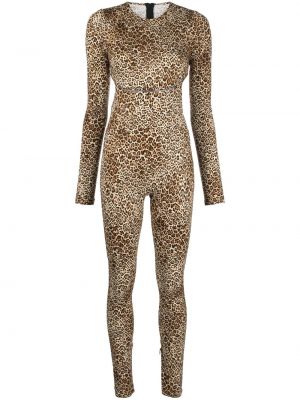 Body cu imagine cu model leopard Dsquared2 galben