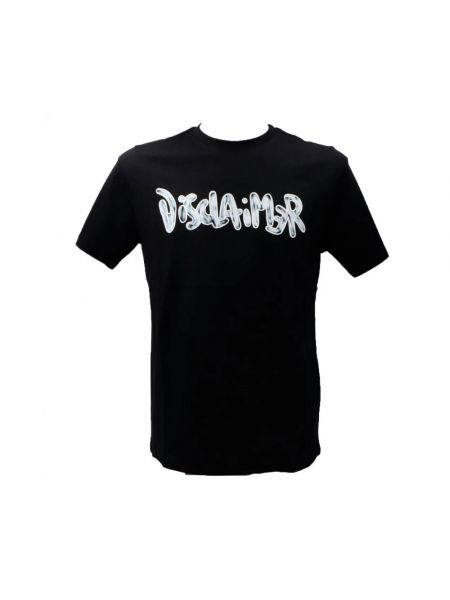 Koszulka z krótkim rękawem casual Disclaimer czarna
