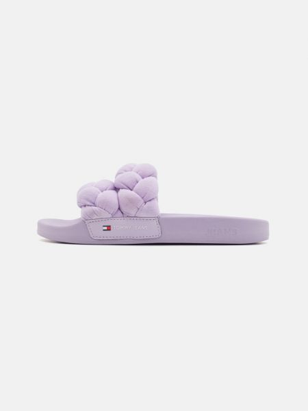 Туфли-лодочки на плоской подошве BRAIDED SLIDE Tommy Jeans, lavender flower