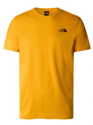 Marškinėliai The North Face geltona