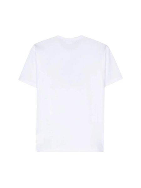 Camiseta con estampado de cuello redondo Junya Watanabe blanco