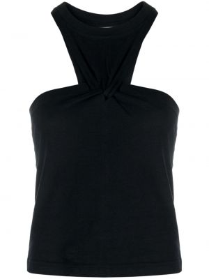 Βαμβακερή μπλούζα Isabel Marant μαύρο