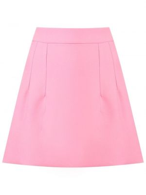Mini sukně na zip z polyesteru Olympiah - růžová