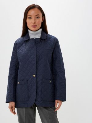Утепленная демисезонная куртка Laroom синяя