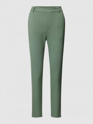 Spodnie slim fit Vila zielone