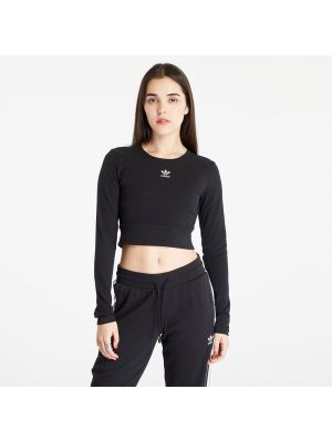 Μακρυμάνικη μπλούζα Adidas Originals μαύρο