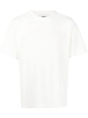 Bavlnené tričko s výšivkou Mouty biela