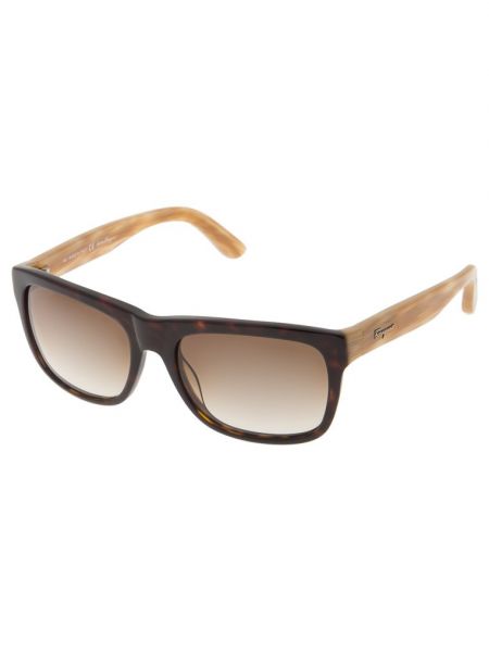 Okulary przeciwsłoneczne Ferragamo khaki