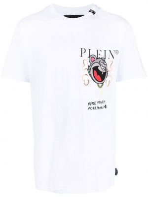 Printti t-paita Philipp Plein valkoinen