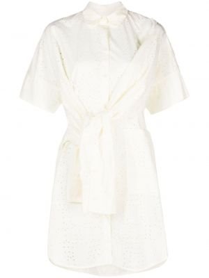 Φόρεμα σε στυλ πουκάμισο Henrik Vibskov λευκό
