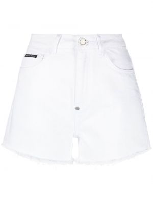 Džínsové šortky Philipp Plein biela