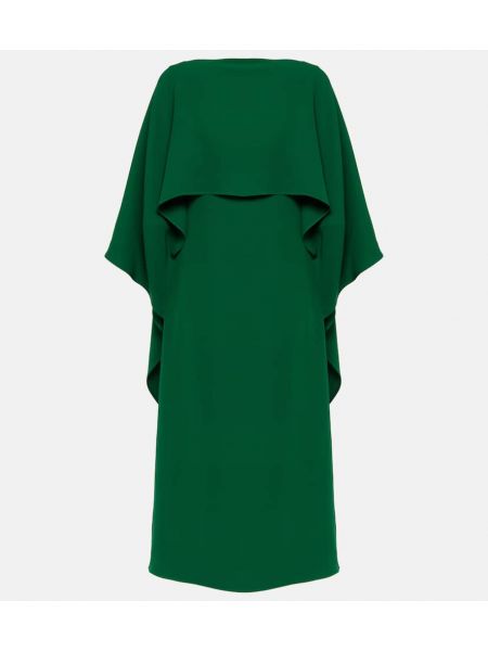 Rochie midi de mătase Valentino verde