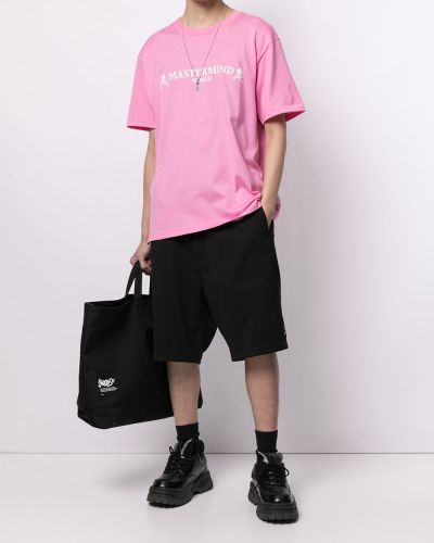 Camiseta con estampado Mastermind World rosa