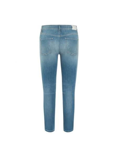 Slim fit jeans shorts Cambio blau