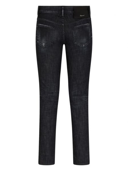 Skinny jeans aus baumwoll Dsquared2 schwarz