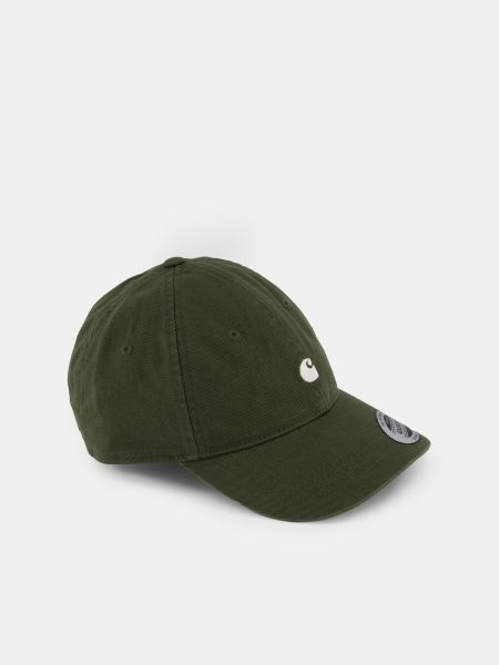 Gorra de algodón Carhartt Wip verde