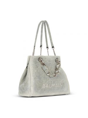 Bolso shopper Balmain gris
