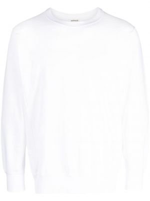 Sweatshirt aus baumwoll Auralee weiß
