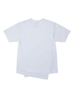 Koszulka asymetryczna Comme Des Garcons Shirt biała