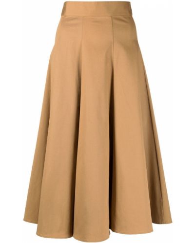 Falda larga de cintura alta Dsquared2 marrón