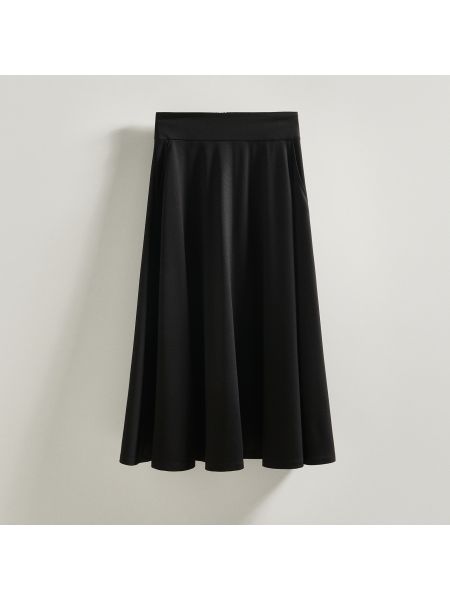 Midi sukně Reserved černé