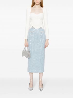 Midi sijonas su blizgučiais Self-portrait