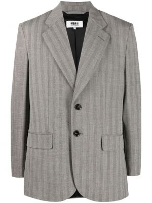 Blazer a righe Mm6 Maison Margiela