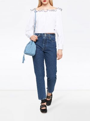 Straight jeans Miu Miu blau