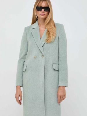 Gyapjú kabát Twinset zöld