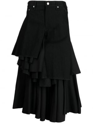 Dlouhé šaty Junya Watanabe černé