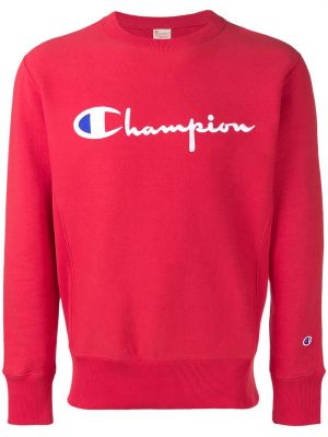 Sweatshirt Champion röd