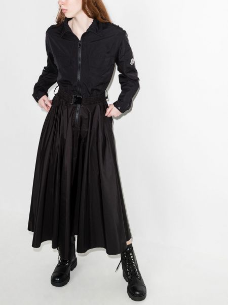 Vestido largo Moncler negro