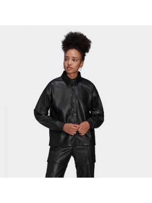 Starpsezonu sieviešu jaka Adidas Originals melns
