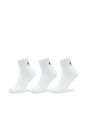 Ψηλές κάλτσες Polo Ralph Lauren λευκό