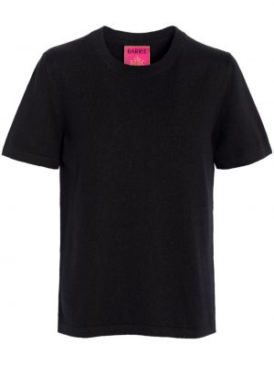 T-shirt en tricot col rond Barrie noir