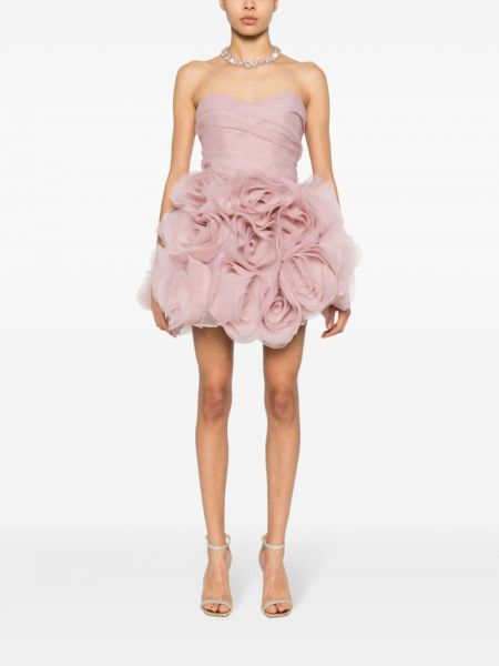 Tilla mini kleita ar ziediem Ana Radu rozā