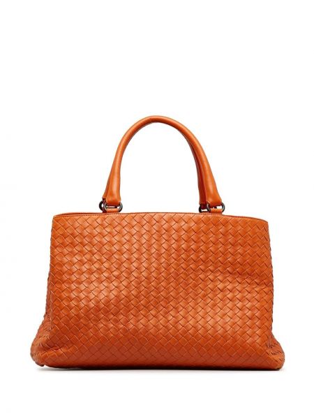 Τσάντα shopper Bottega Veneta Pre-owned πορτοκαλί