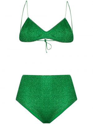 Bikini a vita alta Oséree verde
