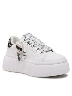 Białe sneakersy Karl Lagerfeld