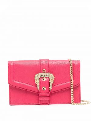Bolso clutch Versace Jeans Couture rosa