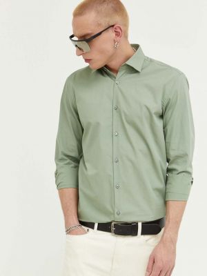 Риза Hugo зелено