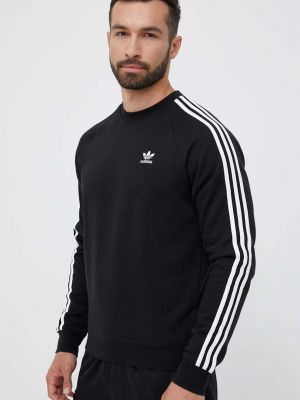 Суитчър с апликация Adidas Originals черно