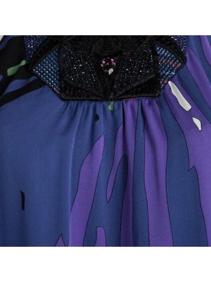 Vestido de seda Emilio Pucci Pre-owned violeta