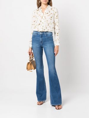 Zvonové džíny s vysokým pasem L'agence
