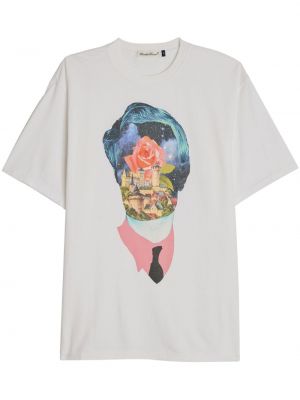 T-shirt con stampa Undercover bianco