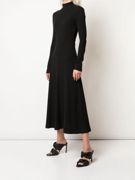 Sukienka długa na zamek Rosetta Getty czarna