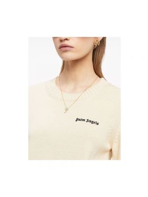 Sweter Palm Angels beżowy